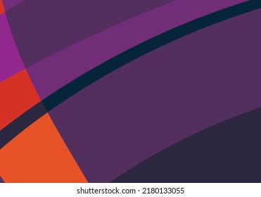 Color abstract geometric composition background from thick paper sheets, cardboard. Red, Yellow, Blue, Green, Violet, Brown, Orange, and Black.