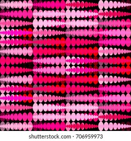 color abstract geometric seamless pattern on a dark background