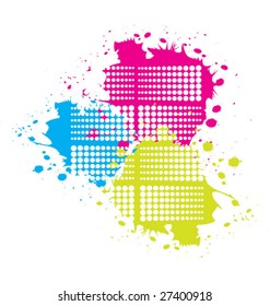 color abstract grunge background