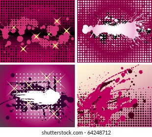 color abstract grunge background
