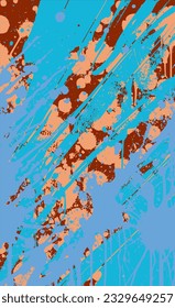 Color abstract grunge background. Multicolored texture of spots, splashes, streaks, traces of paint