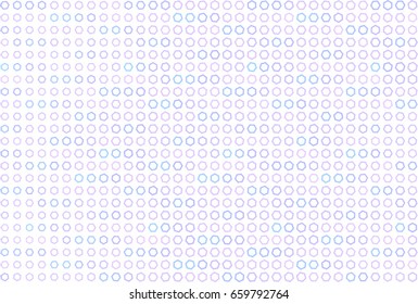 Color abstract hexagon pattern generative art background. Style of mosaic or tile. Vector illustration graphic.