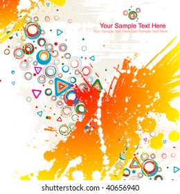 Color abstract illustration.