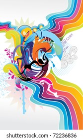 color abstract illustration