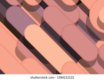 Color Abstract Lines and Circles Generative Art background illustration