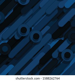 Color Abstract Lines and Circles Generative Art background illustration
