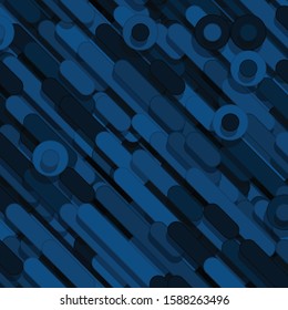 Color Abstract Lines and Circles Generative Art background illustration
