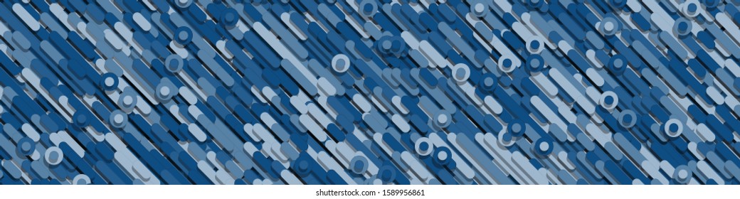 Color Abstract Lines and Circles Generative Art background illustration
