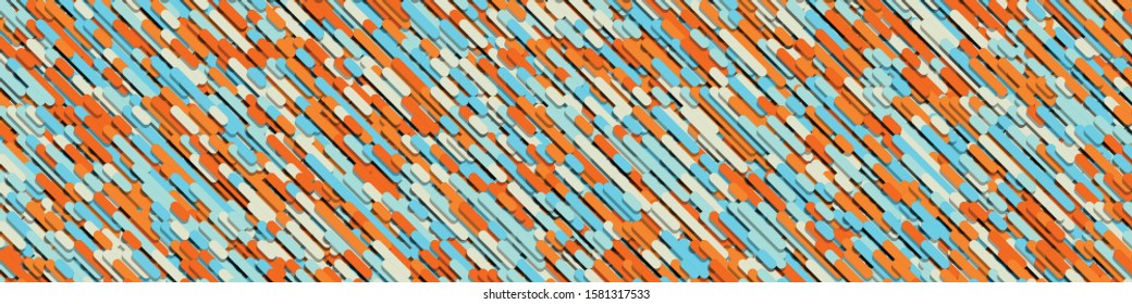 Color Abstract Lines Diagonal Generative Art background illustration