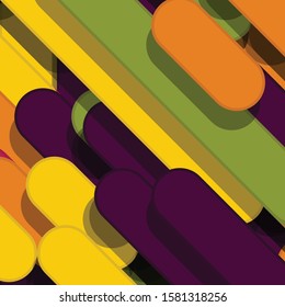 Color Abstract Lines diagonal Generative Art background illustration