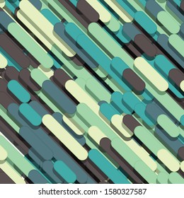 Color Abstract Lines Generative Art background illustration