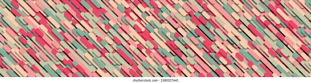Color Abstract Lines Generative Art background illustration