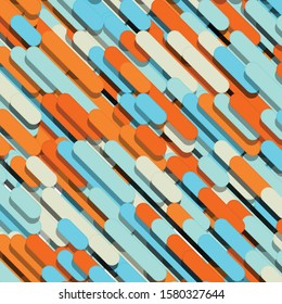 Color Abstract Lines Generative Art background illustration