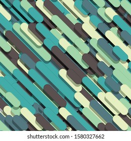 Color Abstract Lines Generative Art background illustration