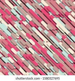 Color Abstract Lines Generative Art background illustration