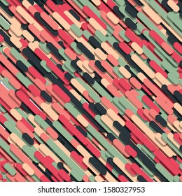 Color Abstract Lines Generative Art background illustration