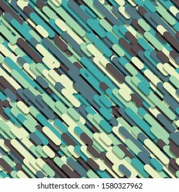 Color Abstract Lines Generative Art background illustration