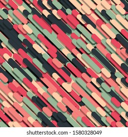 Color Abstract Lines Generative Art background illustration