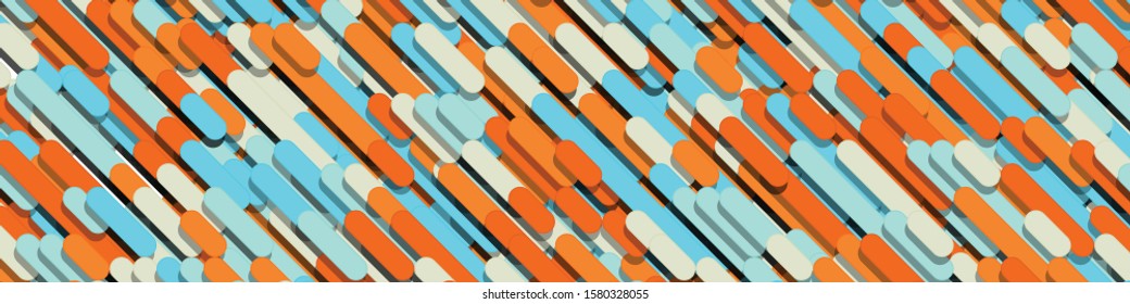 Color Abstract Lines Generative Art background illustration