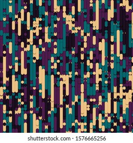Color Abstract Lines Rain Generative Art background illustration