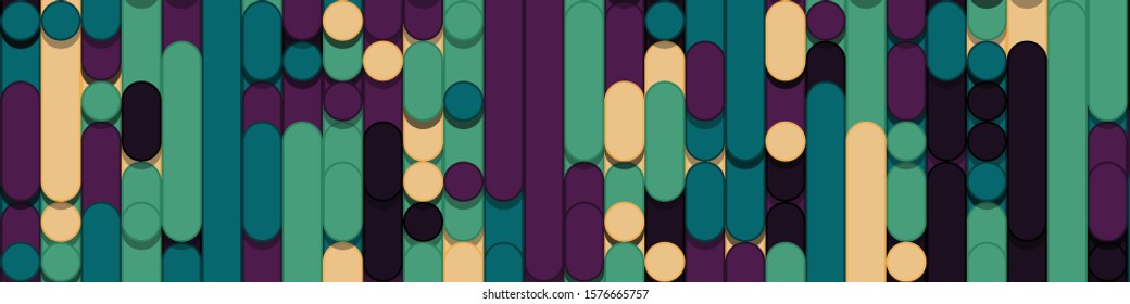 Color Abstract Lines Rain Generative Art background illustration