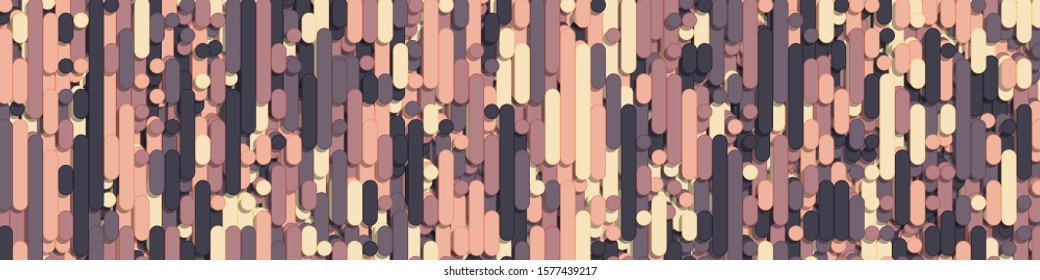 Color Abstract Lines Rain Generative Art background illustration
