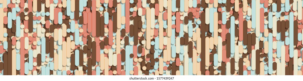 Color Abstract Lines Rain Generative Art background illustration