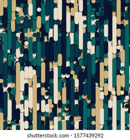 Color Abstract Lines Rain Generative Art background illustration