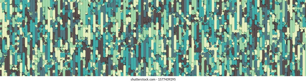 Color Abstract Lines Rain Generative Art background illustration