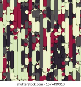 Color Abstract Lines Rain Generative Art background illustration