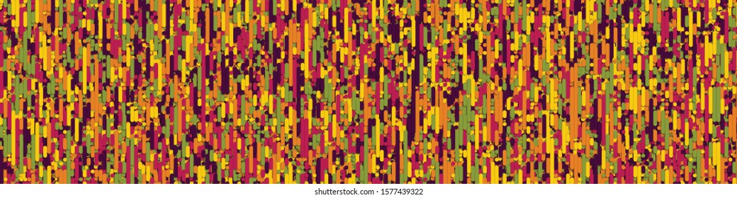 Color Abstract Lines Rain Generative Art background illustration