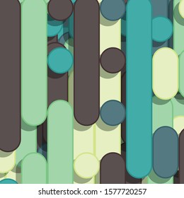 Color Abstract Lines Rain Generative Art background illustration