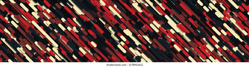 Color Abstract Lines Rain Generative Art background illustration