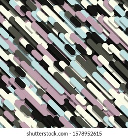 Color Abstract Lines Rain Generative Art background illustration