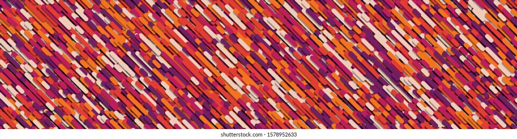 Color Abstract Lines Rain Generative Art background illustration