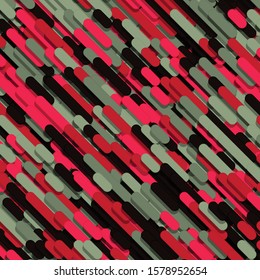 Color Abstract Lines Rain Generative Art background illustration