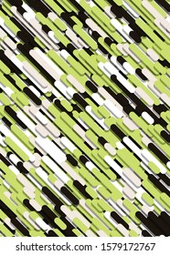 Color Abstract Lines Rain Generative Art background illustration