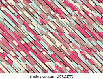 Color Abstract Lines Rain Generative Art background illustration