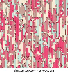 Color Abstract Lines Rain Generative Art background illustration