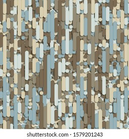 Color Abstract Lines Rain Generative Art background illustration