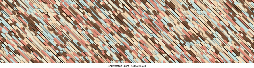 Color Abstract Lines Rain Generative Art background illustration