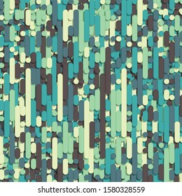 Color Abstract Lines Rain Generative Art background illustration