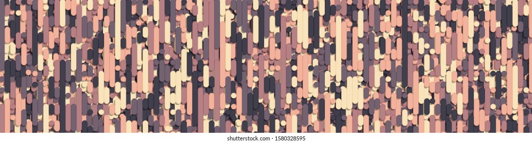 Color Abstract Lines Rain Generative Art background illustration