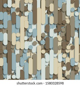 Color Abstract Lines Rain Generative Art background illustration