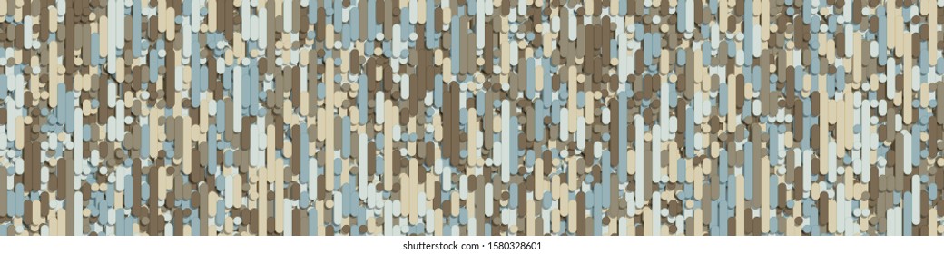 Color Abstract Lines Rain Generative Art background illustration