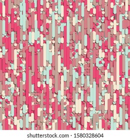 Color Abstract Lines Rain Generative Art background illustration