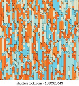 Color Abstract Lines Rain Generative Art background illustration