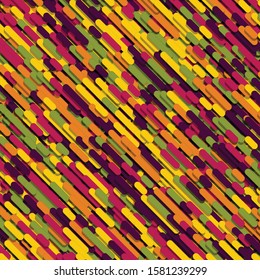 Color Abstract Lines Rain Generative Art background illustration