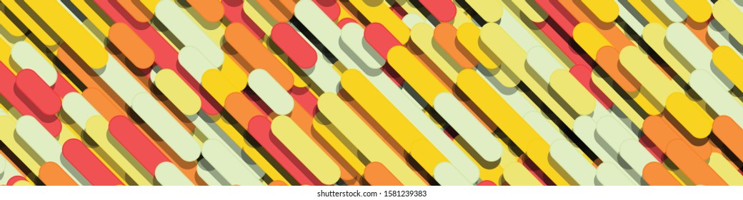 Color Abstract Lines Rain Generative Art background illustration