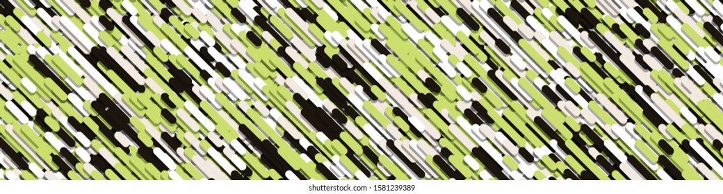 Color Abstract Lines Rain Generative Art background illustration